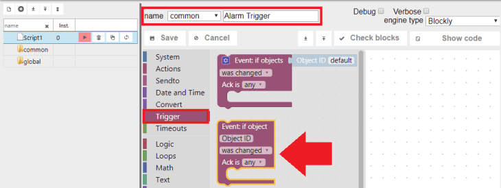 ioBroker Blockly Script Engine