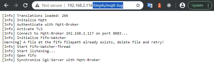 Selbstsigniertes Windows-Zertifikat für INSTAR MQTT-Broker