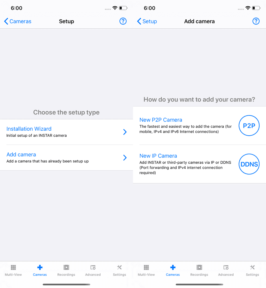 InstarVision iPhone Installation Wizard