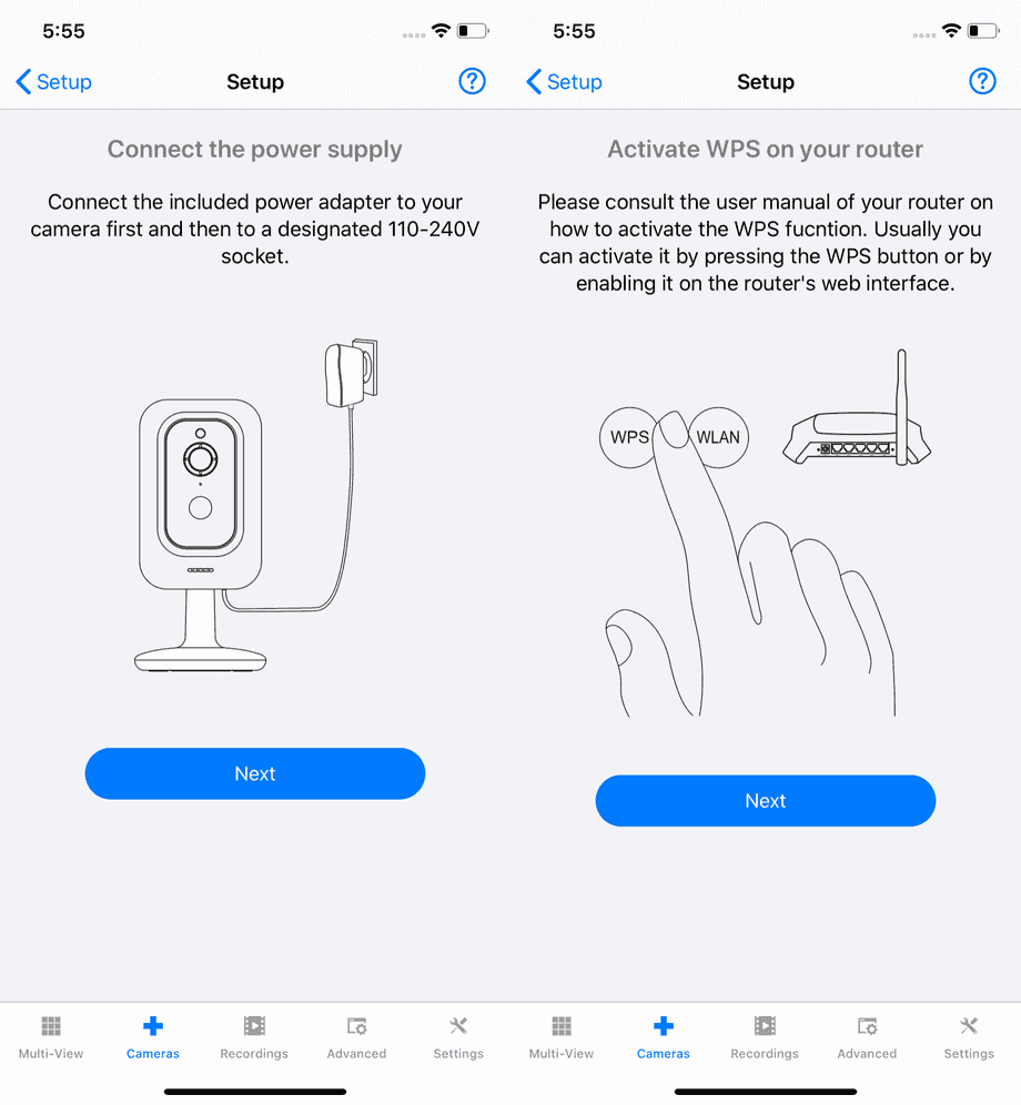 InstarVision iPhone Installation Wizard