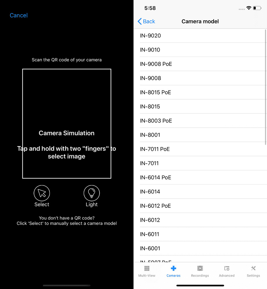 InstarVision iPhone Installation Wizard