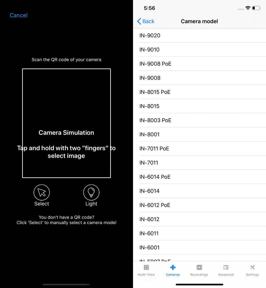 InstarVision iPhone Installation Wizard