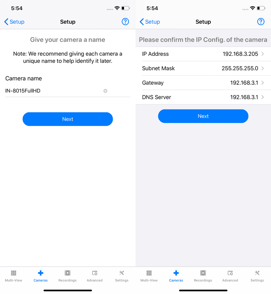 InstarVision iPhone Installation Wizard