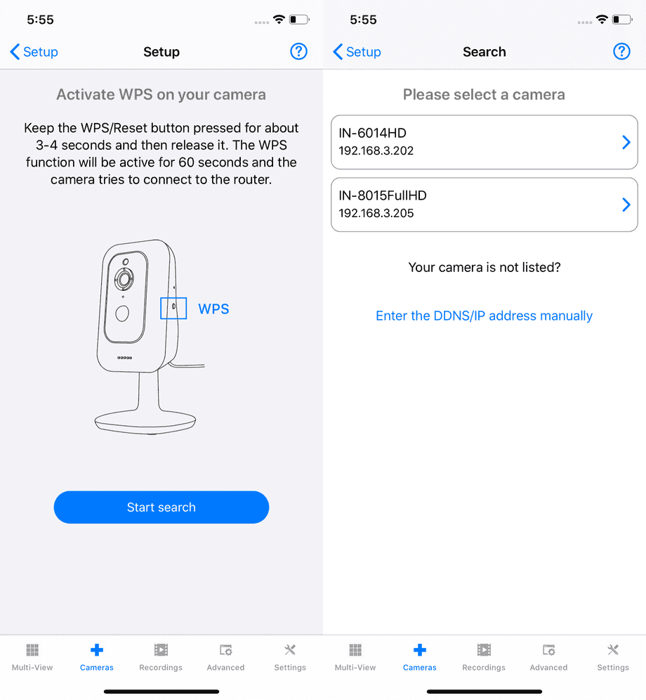 InstarVision iPhone Installation Wizard