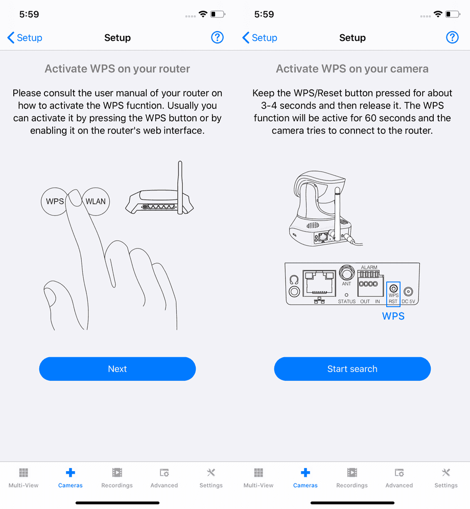 InstarVision iPhone Installation Wizard