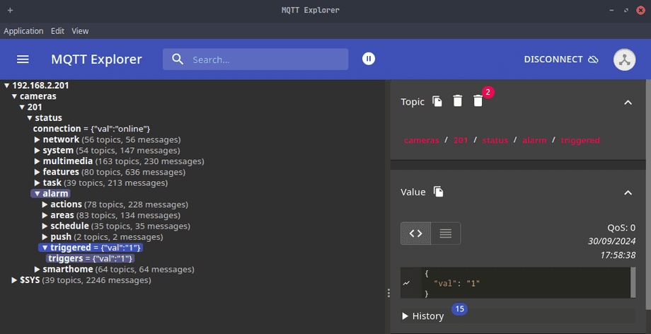 MQTT- und HTTP-Alarmserver v2 API