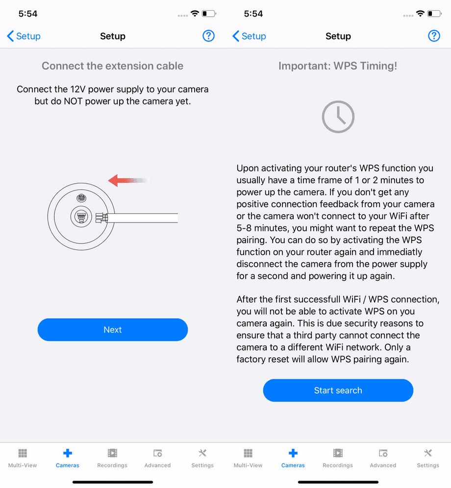 InstarVision iPhone Installation Wizard