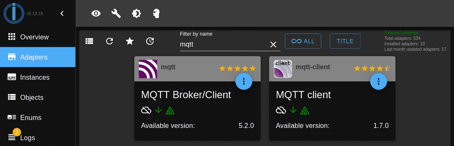 ioBroker with Docker