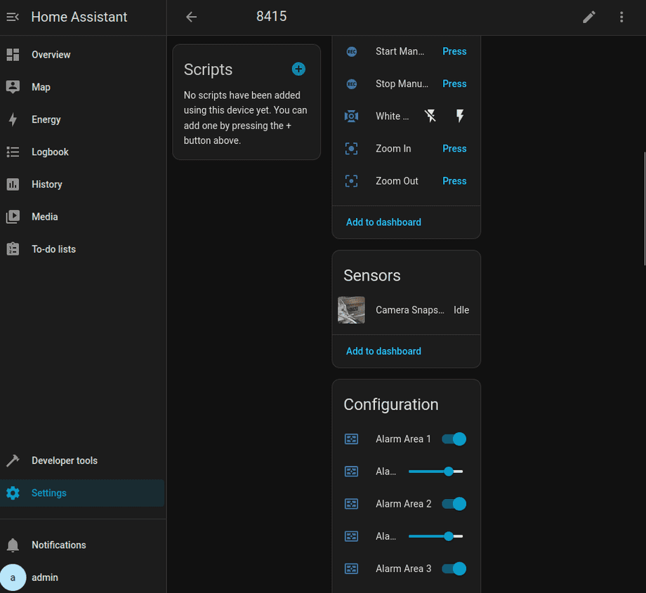 Home Assistant MQTT Discovery INSTAR IP Kameras