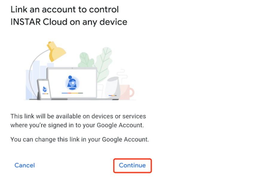 Google Home - So verknüpfen Sie Ihre INSTAR Cloud Action