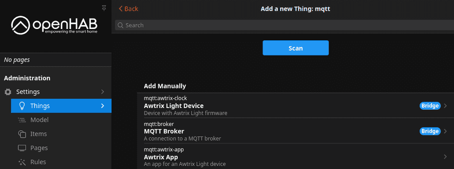 OpenHAB MQTT Discovery für INSTAR Kameras