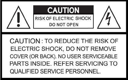 Electric Shock Warning