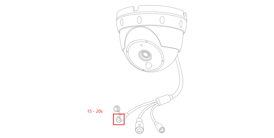 INSTAR IN-8403 2k+ WQHD Kamera Hardware Reset