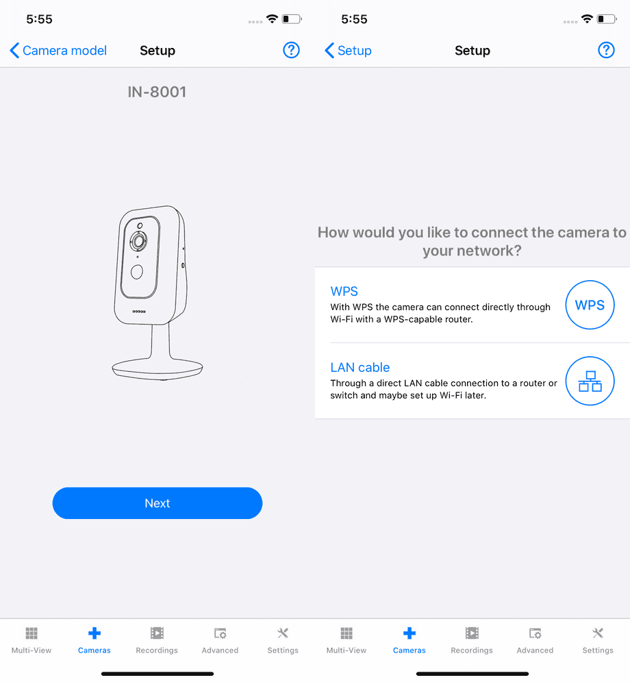 InstarVision iPhone Installation Wizard