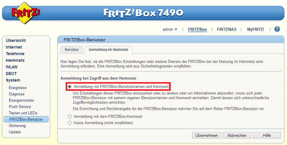 AVM Fritzbox FTP Service