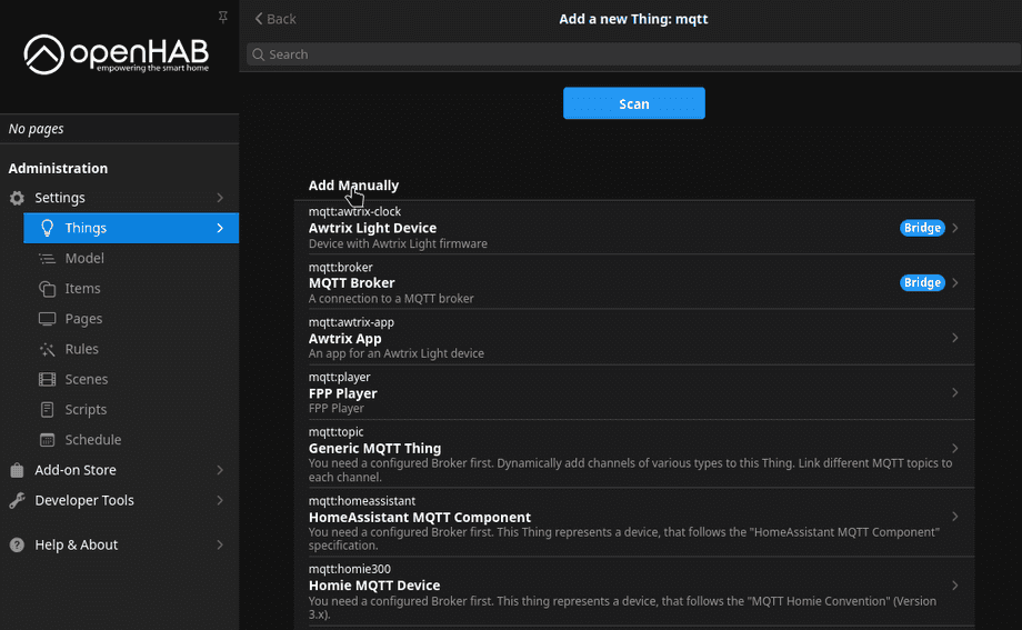 OpenHAB MQTT Discovery für INSTAR Kameras