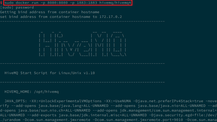 INSTAR MQTT Server with HiveMQ