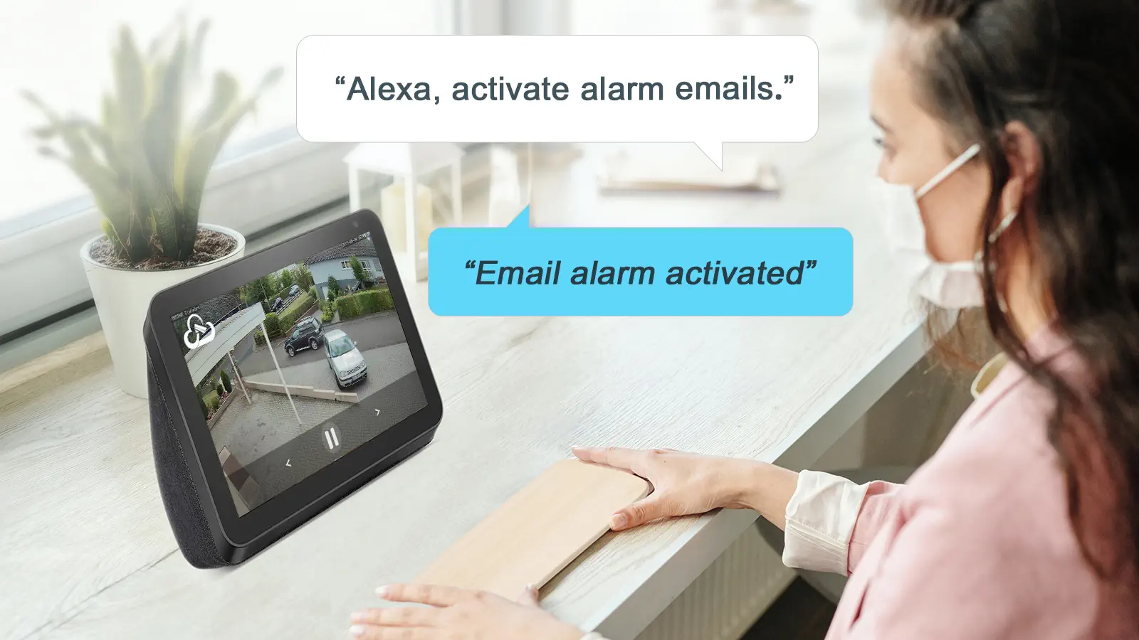 Alexa Change your alarm email settings