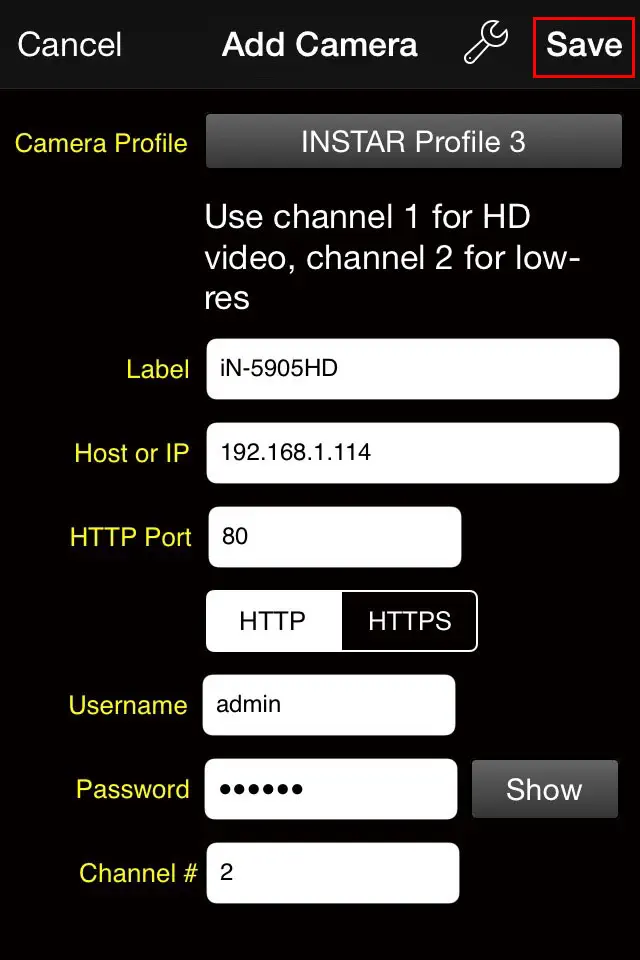 LiveCams for your INSTAR IP Camera