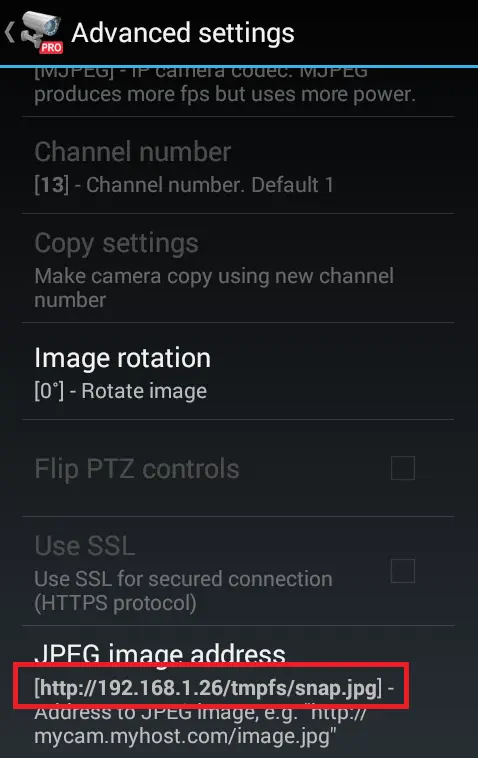 TinyCam Monitor for your INSTAR IP Camera