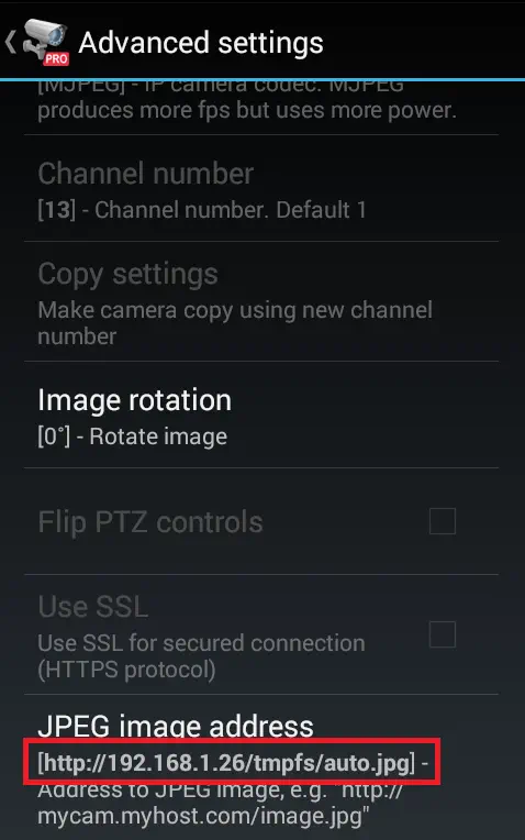 TinyCam Monitor for your INSTAR IP Camera