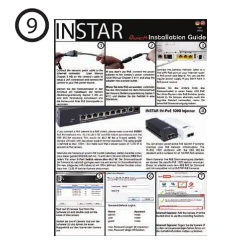 The WPS / P2P method allows you to quickly connect your camera and check the cameras live stream. Please refer to the Quick Installation Guide for instruction on how to access additional camera features.