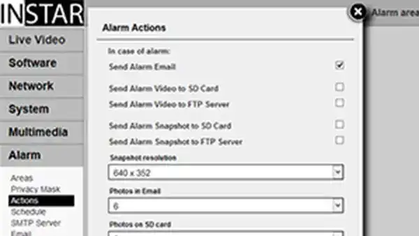 720p Serie CGI List - Alarm Menu