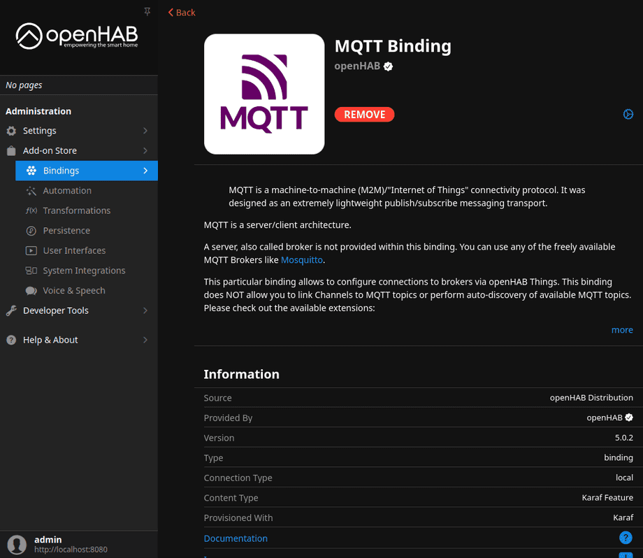 OpenHAB MQTT Discovery für INSTAR Kameras