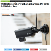 Wetterfeste Überwachungskamera IN-9008 Full HD im Test