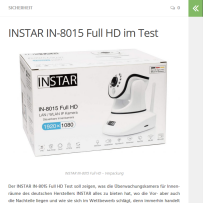 INSTAR IN-8015 Full HD im Test