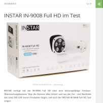 INSTAR IN-9008 Full HD im Test