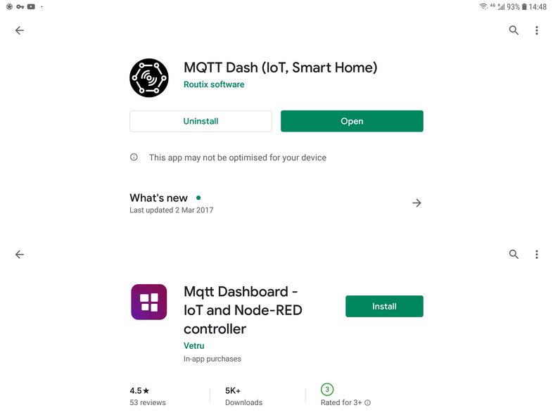 INSTAR MQTT on Android