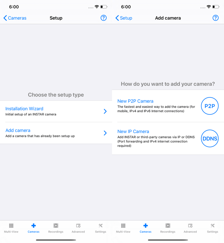 InstarVision iPhone Installation Wizard