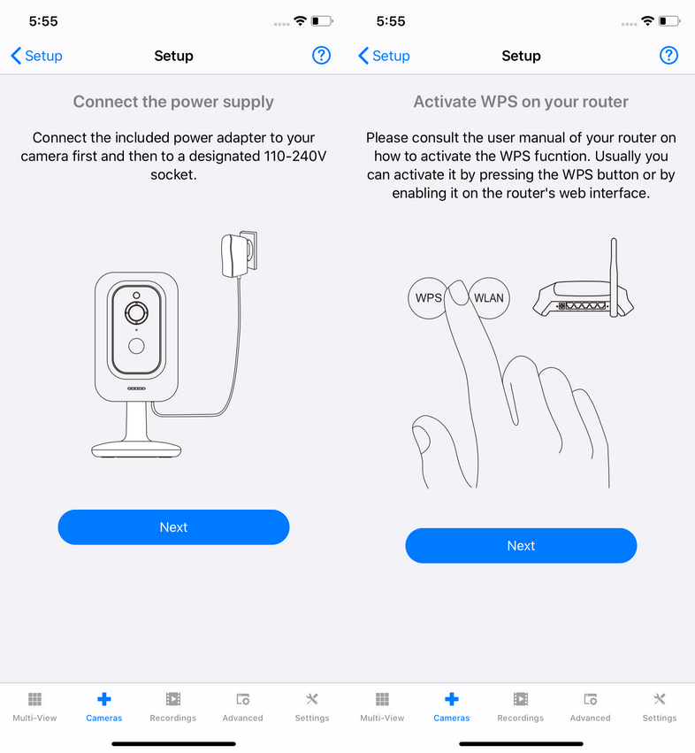 InstarVision iPhone Installation Wizard