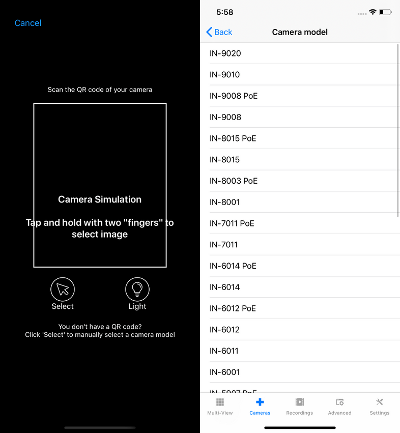 InstarVision iPhone Installation Wizard