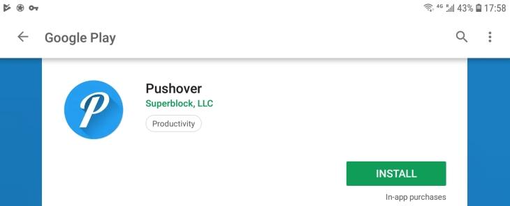 ioBroker Pushover Integration