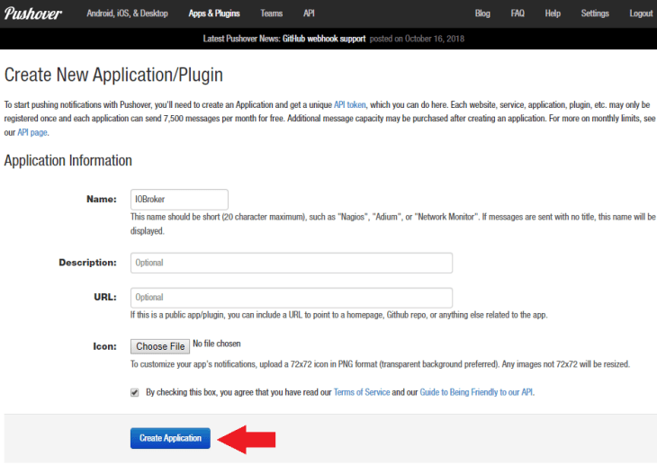 ioBroker Pushover Integration