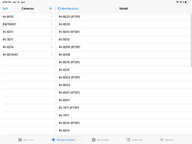 InstarVision iPad Installation Wizard