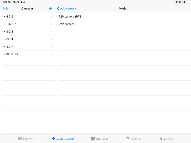 InstarVision iPad Installation Wizard