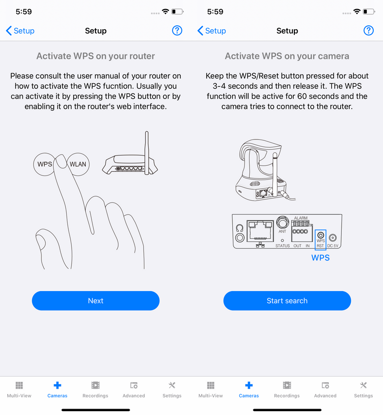 InstarVision iPhone Installation Wizard