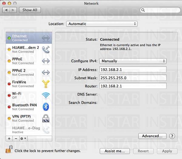 macOS Network Configuration