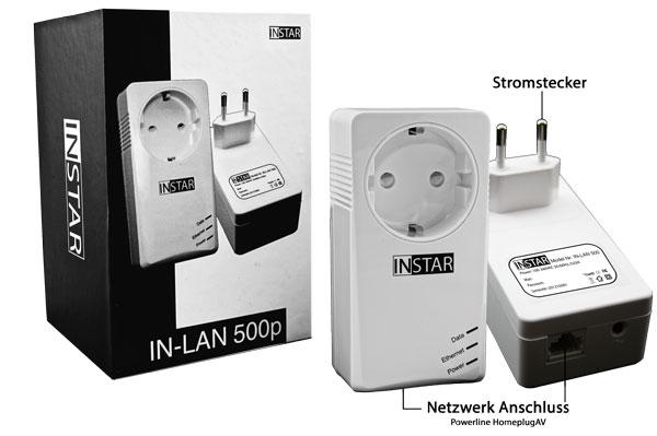 INSTAR IN-LAN 500 Powerline Adapter