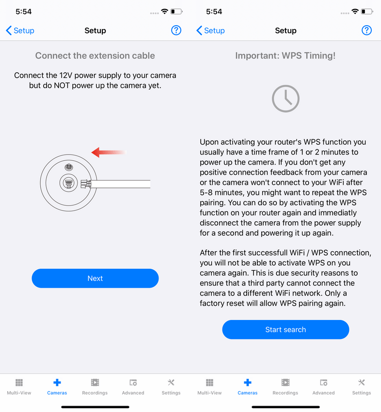 InstarVision iPhone Installation Wizard