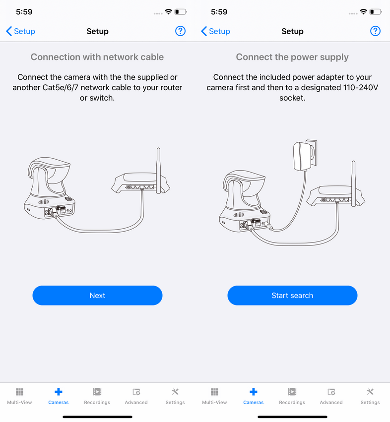 InstarVision iPhone Installation Wizard