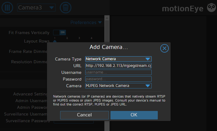 Motion Eye with INSTAR IP Cameras