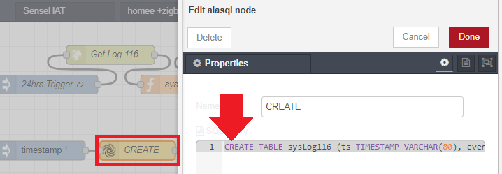 alasql in node-red